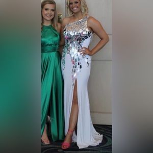 Beautiful white prom dress. Worn one time bought for $900.